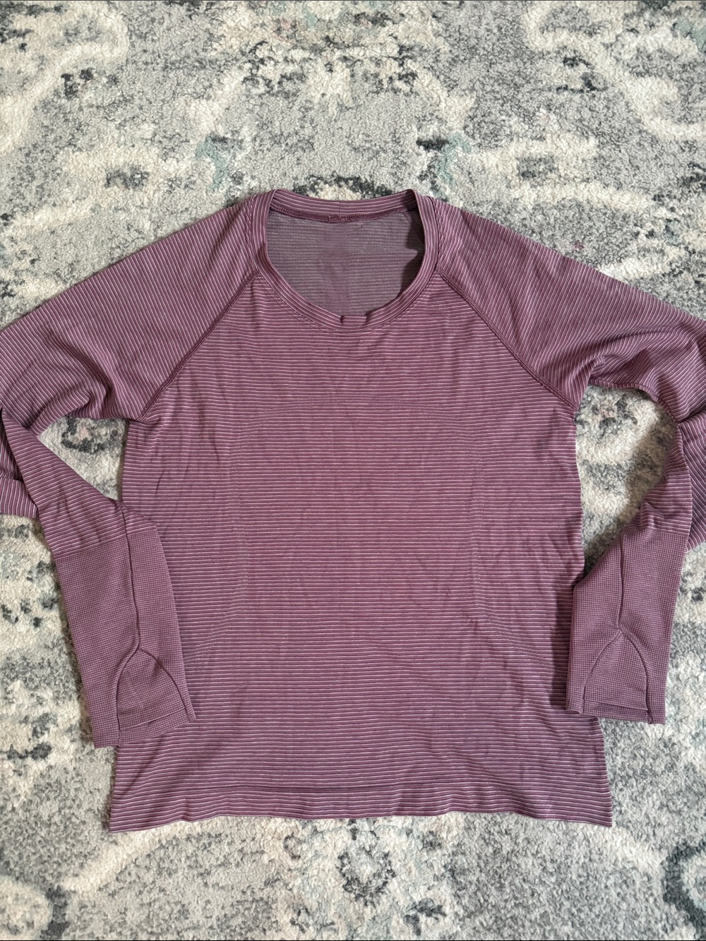 Lululemon Swiftly Tech Long Sleeve Race Length Top Size 10
